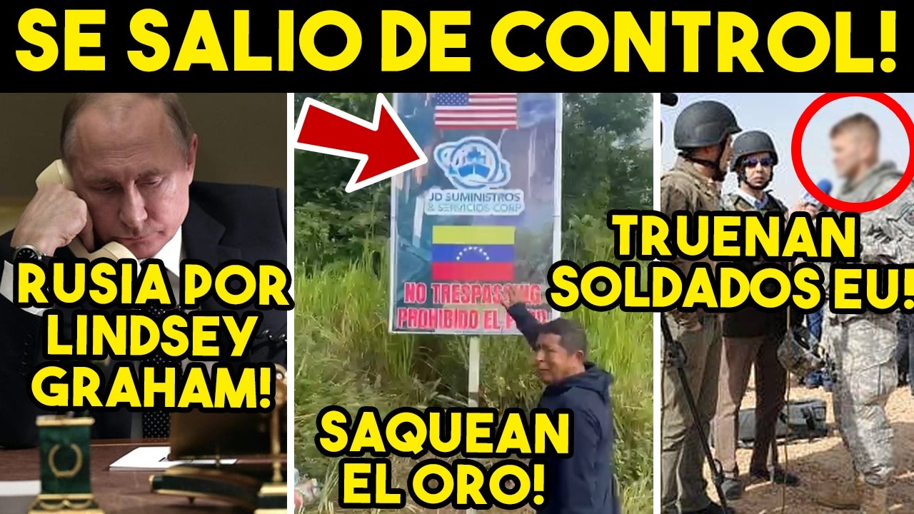 ATORAN A TRUMP! ACUSAN SAQUEO DE ORO EN VENEZUELA, USAN SISMO. TRUENAN SOLDADOS EU, IRAN 4T4C4. HOY