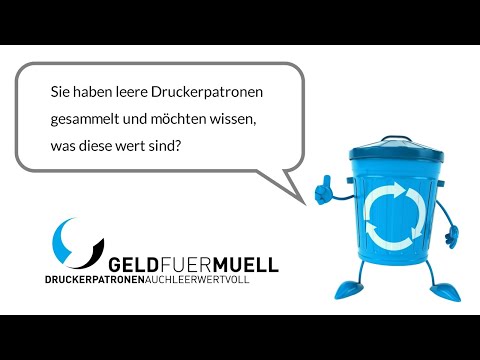 Seit 1998 bereits kauft die geldfuermuell GmbH leere Druckerpatronen und alte Tonerkartuschen auf.
