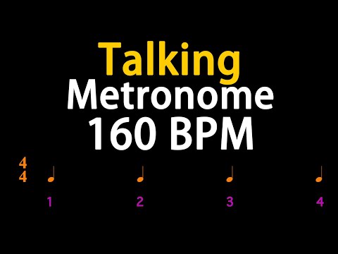 160BPM Talking Metronome  ( Quarter Note ) 人聲節拍器