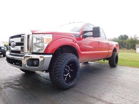 20x12 Vision Prowler Wheels w/ 35x12.50 Atturo Trail Blade MT Tires On This 2011 Ford F-250