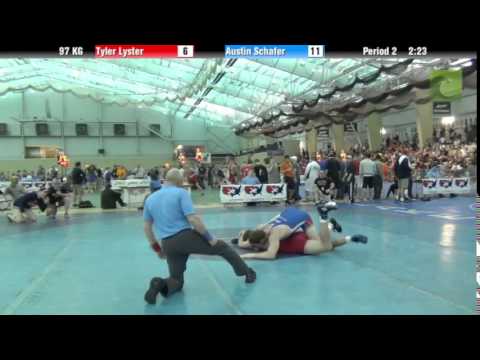 97 KG Tyler Lyster vs Austin Schafer