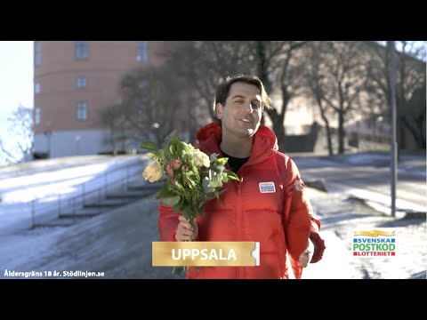 Daniel överraskar vinnare i ett vårigt Uppsala - Postkodlotteriet