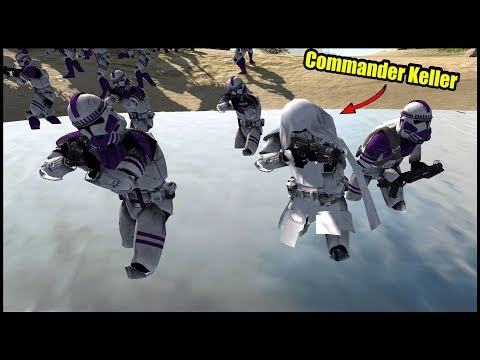 Commander Keller Reinforces Clone Bunker Last Stand - Men of War: Star Wars Mod Battle Simulator