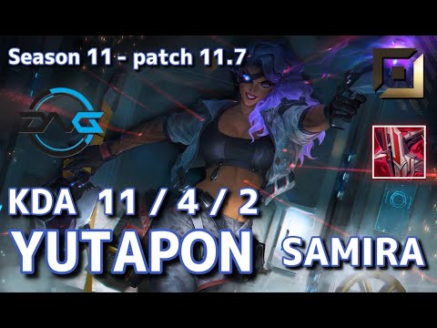 【韓国サーバー/GM】DFM Yutapon サミーラ(Samira) VS V5 Trigger エズリアル(Ezreal) BOT - Patch11.7 KR Ranked【LoL】
