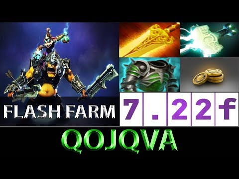 qojqva [Alchemist] Flash Farm Carry 1100+ GPM ► Dota 2 7.22f