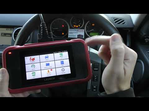 LAUNCH 129E Diagnose & Reset Land Rover Discovery Engine ABS Airbags Fault Warning Lights