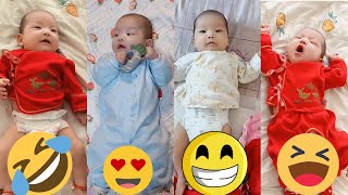 宝宝的日常，看着你一天天长大第3部分 #cute #cutebaby #funny #funnybaby #funnyvideo #newborn #babydaily #babydailyvlog