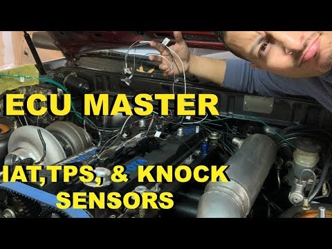 MK3 SUPRA CUSTOM ECU MASTER ENGINE HARNESS PART 4 ( IAT, TPS, AND BOSCH KNOCK SENSORS )