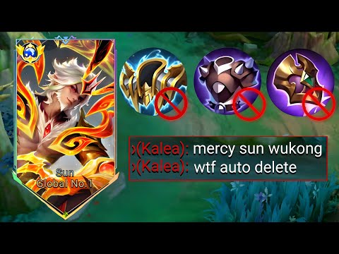 THIS SUN ANTI-TANK BUILD IS ILLEGAL 😨 SUN DESTROYS TANKS 💀 | MLBB