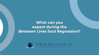 What can you expect during the Between Lives Soul Regression?