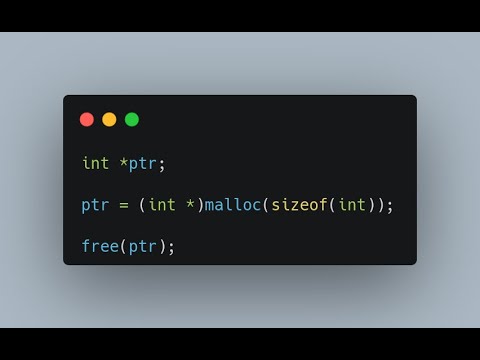 C programming tutorial - Part 12: dynamic memory allocation