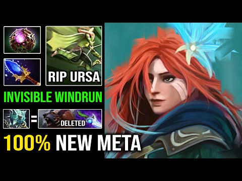 100% NEW META Octarine Scepter Windranger Invisible Windrun EZ Counter Ursa Offlane Dota 2