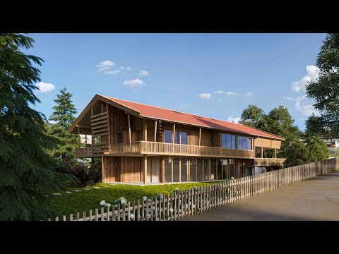 GRUBER.HAUS - Panorama Doppelhaus W9 in Weyarn