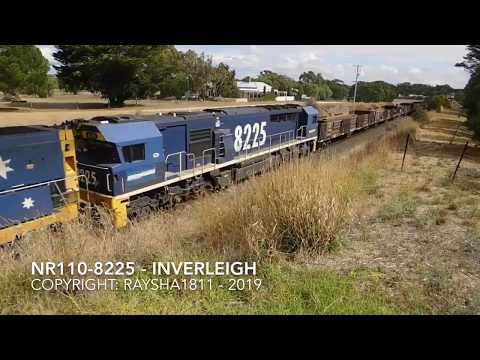 4PM4 - NR110-8225 (PacNat Steel) Inverleigh - Australian Trains by Raysha1811