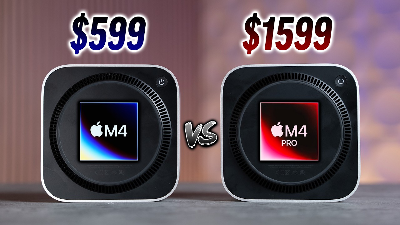 M4 vs M4 Pro Mac mini - HOW is the $600 mini THIS Good?!