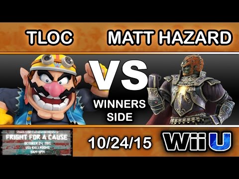 Fright For A Cause – Tloc (Wario) Vs. Matt Hazard (Ganondorf) Winners Side - Smash Wii U