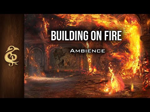 Building on Fire | Inferno Ambience | 1 Hour