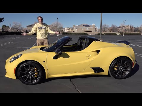 The Alfa Romeo 4C Spider is a Baby Supercar