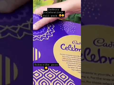 CADBURY CELEBRATIONS FULL BOX /MY FAVOURITE CADBURY CHOCOLATES 🍫🥰/LOVE IT SOO MUCH | #shorts