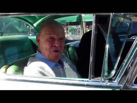 Seinfeld and Rickles ride in a '58 Cadillac Eldorado