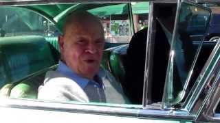 Seinfeld and Rickles ride in a '58 Cadillac Eldorado