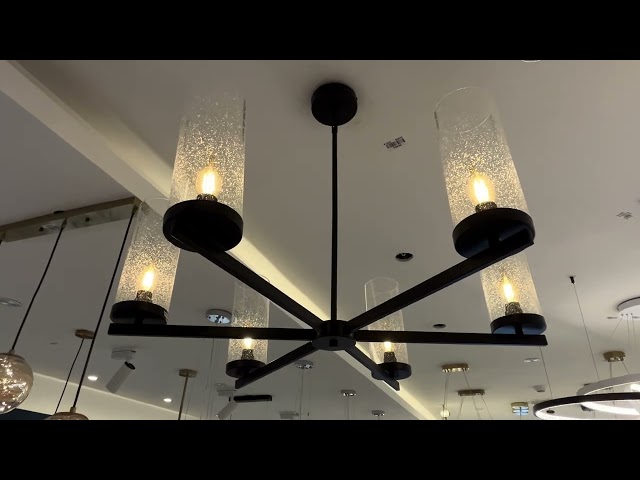 ثريا كلاسيك دائرية معدن أسود