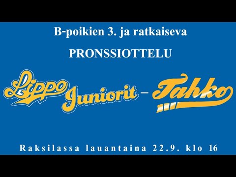 Lippo Juniorit - Tahko 0 - 2 ( 1 - 3, 2 - 7 )