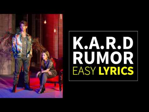 Download KARD rumor easy lyrics mp3 free and mp4