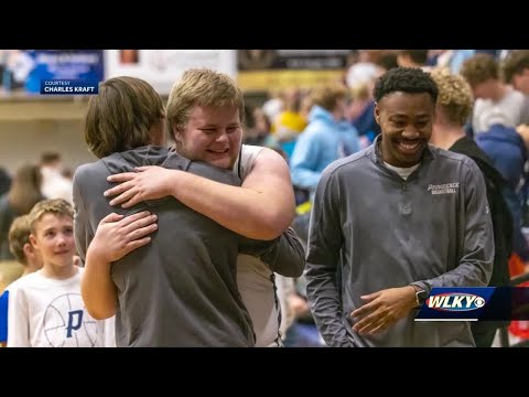 Providence High School team manager gets in the game, hits 3-pointer