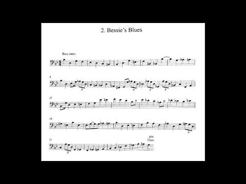 Ron Carter - Bessie's Blues intro - Trascription bass line "The Finishing Touch ; Spice Time Records