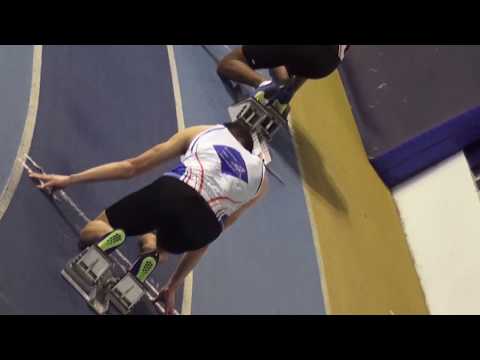Aurélien fait encore descendre le chrono - 200M CAM FINALE 1 -  EAUBONNE 03/02/2018