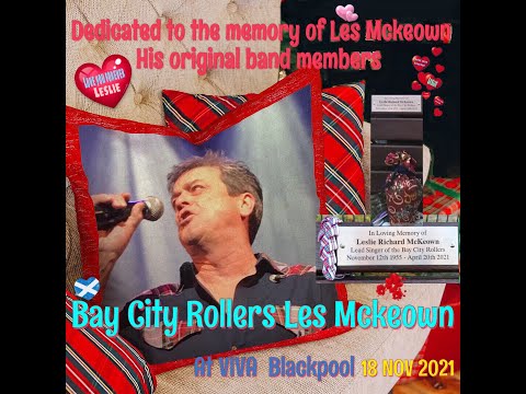 Bay City Rollers Leslie Mckeown????Dedicated to the memory of Les Mckeown❤️ His original touring Band