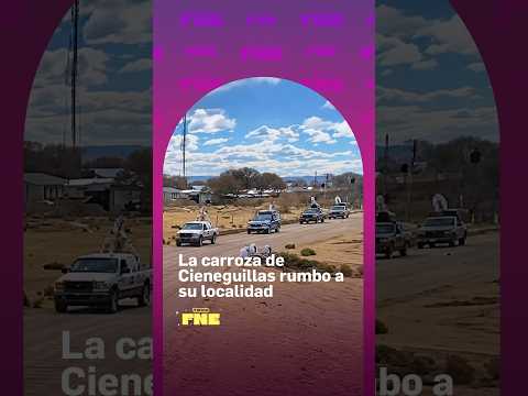 🚜🌸 LA CARROZA DE CIENEGUILLAS YA EMPRENDIÓ EL REGRESO A CASA
