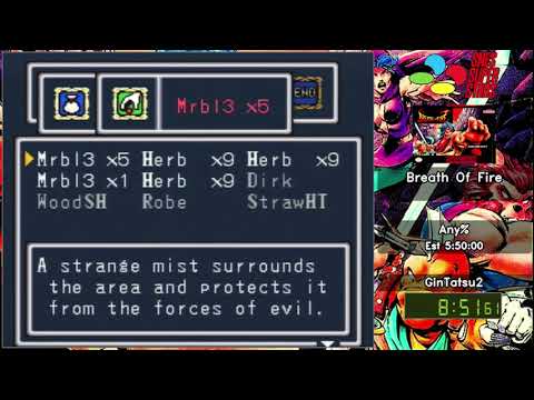 SNES Super Stars 2018 [159] - Breath of Fire (Any%) by GinTatsu