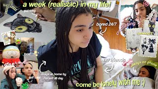 ✧˖°. a typical week in my life as a girl with no life | learning how to deal with loneliness ☆