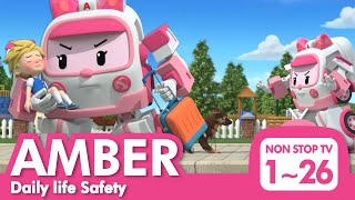 Download lagu [🚑Daily life Safety with AMBER] Full Episodes│1~26 Episodes│2 Hour│Robocar POLI TV mp3