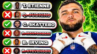 The RBs to Draft and Avoid in the Middle Rounds (Dead Zone)