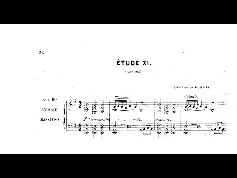 Antoine François Marmontel - 24 Etudes caractéristiques, Op.25/11: Cantique