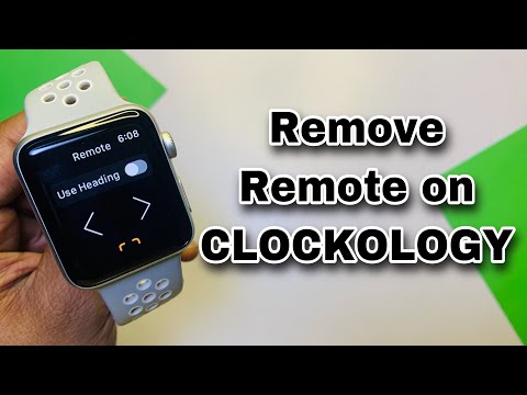How To Remove Remote On Clockology For Setting Contour Watch Face Hindi