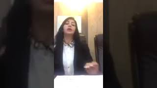 المرشحة الدكتورة انتظار الشمري ترد على فضيحة الفلم الإباحي و الرد ...