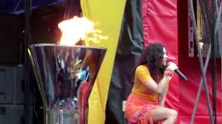 Eliza Doolittle - Nobody - Olympic Torch Relay Celebration - Glasgow 08.06.2012