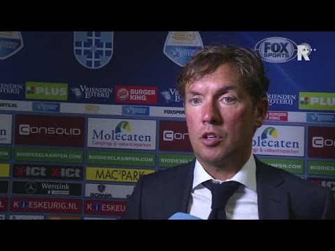 Alex Pastoor na afloop van PEC Zwolle - Sparta