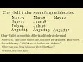 When Is Cheryl S Birthday Answer To Viral Math Puzzle