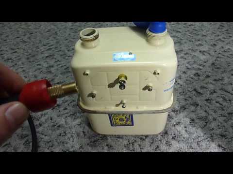 Как остановить газовый счетчик.