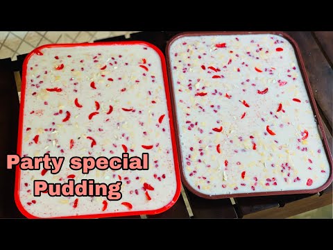 Sago fruit pudding||party special pudding|| spicy cooking