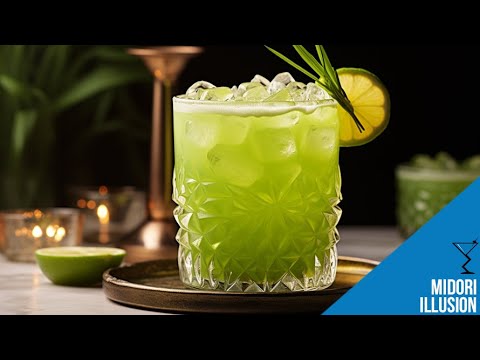 Midori Illusion Cocktail - How to make Midori Illusion Cocktail Recipe by Drink Lab (Popular)