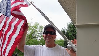 How to Install and Hang a Flag Using a Holder, Mount