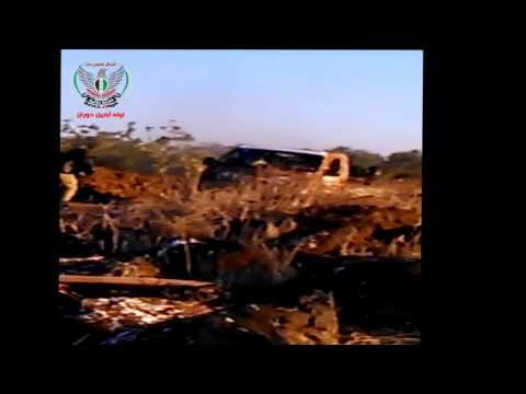 استهداف مقرات النظام في المشفى الوطني في مدينة جاسم في ريف درعا من قبل لواء أبابيل حوران بالاشتراك مع لواء الحق