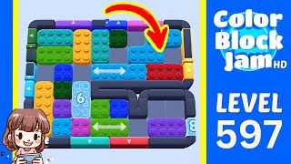 Solution du Niveau 597 de Color Block Jam