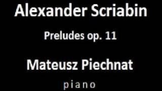 Alexander Scriabin - Prelude op. 11 no. 1 (Mateusz Piechnat) Live